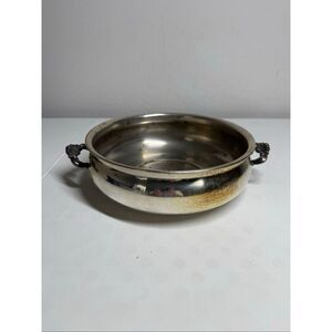 Vintage F.B. Rogers Silver Co Bowl  Silverplate Serving Dish with Handles